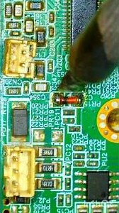 How to fix LED TV motherboard power problem ?#fixtv #fixledtv#repair #diyelectronics #soldering