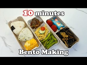 10 Minutes Bento Recipes🍱⏱ | ASMR | lunchbox