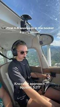 First ILS Approach Ever!!! | Sarah The Pilot