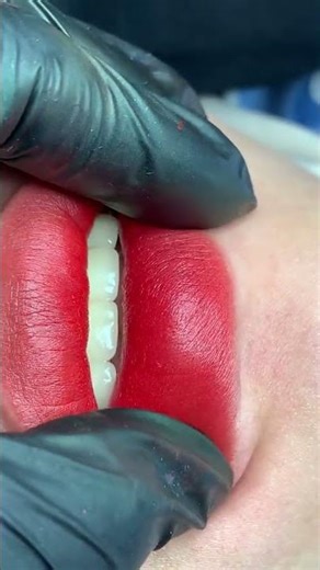 From Pale to Red Lips 💋 Real Spa Result