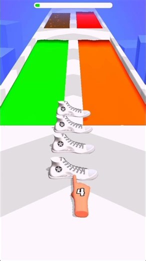 Sneaker Stack Run 👟 | Kids Fun Shoes Game #shorts​ #gaming