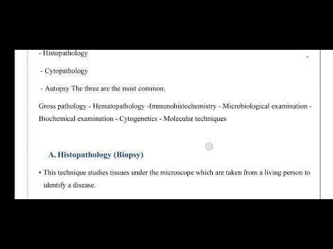 Introduction to pathology