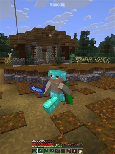 Minecraft Raiz. A super farm de comida no topo do Nether. #Minecraft #gameplay #mcpe #parati #fyp