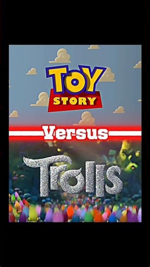 Toy Story Vs Trolls #toystory #trolls #pixar #dreamworks