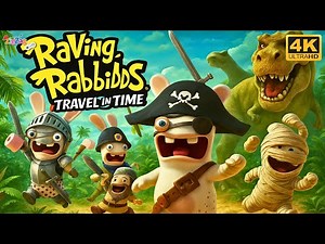 Raving Rabbids Travel in Time | The Movie All Game Cutscenes | Wii 4K @ZigZagGamerPT