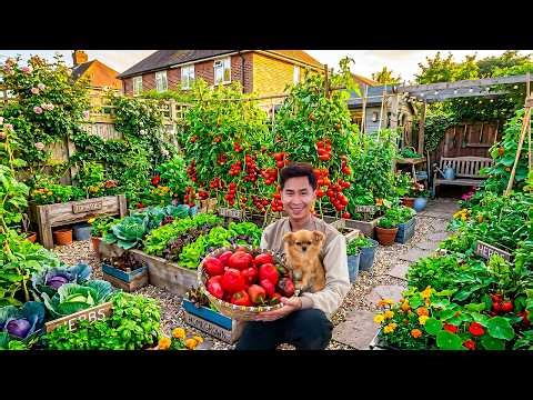 High Yield Kitchen Garden Ideas 🌱 Grow More Food in Small Spaces (Recycled Setup)