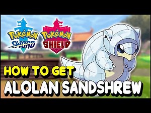 Pokemon Sword & Shield How to get ALOLAN SANDSHREW (The Isle of Armor DLC)