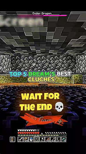 Dream Minecraft Best Clutch Moments 🔥 Top 5 Insane Clutches Ever! #shorts #viral #Minecraft #games