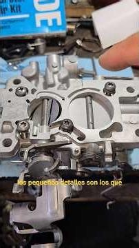 It's the little details that MAKE THE DIFFERENCE in carburetor repair