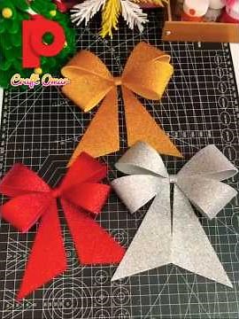Originales lazos navideños fáciles de hacer #navidad #diynavidad #christmas