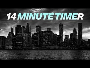 14 Minute Timer ⏱️ | Clean Countdown with Alarm | Study • Workout • Focus