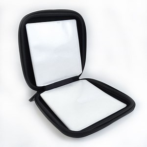 [Hot Item] Classic Large Black CD DVD Carrying Case EVA Hard Disk Case CD Case Bag