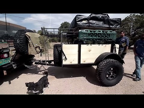 DIY CAMPING/OFF-ROAD JEEP TRAILER!