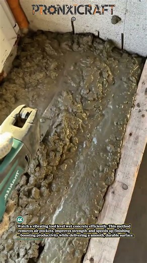 Vibrating Concrete Leveling Tool | Smooth & Fast Slab Finishing