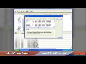 Setting up Multicharts software to use IQFeed symbols