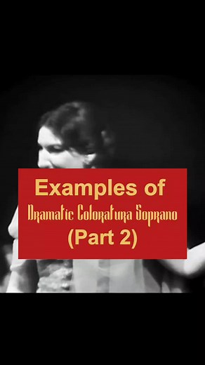 Dramatic Coloratura Sopranos: Part 2 Finale