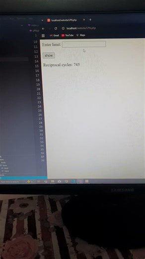 php | Euler project 'Reciprocal cycles' | CodeLearning