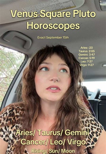 Venus is in exact square with Pluto on the 15th. We will experience this exact transit on October 20th as Venus stations retrograde on October 3rd! #horoscope #astrology #venusretrograde #mercuryretrograde #zodiacsigns