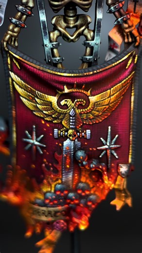 💀🔥Banner of the Fallen Crusaders🔥💀 Rescued by the Hero of Helsreach from the ruins of the Emperor’s temple. Symbol of Black Templar defiance against Ork hordes. Part of an epic composition honoring one of the greatest heroes of the Black Templars. Can you imagine who might be carrying this banner? Stay tuned to the evolution of this beautiful project to discover it! This model has been painted with the high quality brushes from @escoda_brushes_miniatures of @escoda_brushes We can say that th