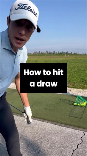 How to Hit a Draw – Quick Steps: 1️⃣ Aim the clubface slightly right of your target. 2️⃣ Set your feet aimed even further right than the clubface. 3️⃣ Square your shoulders and body so everything matches your intended swing path. 4️⃣ Make a normal, confident swing along your foot line. This creates that smooth, controlled draw you want. 🎯🔥 #golf #golfswing