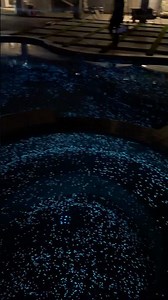 Alien pool pov glow in the dark pool #satisfying #asmr #trendingshorts #cement