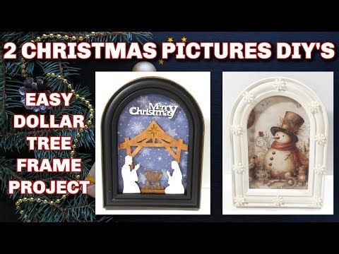 EASY DOLLAR TREE PICTURE FRAME DIY'S