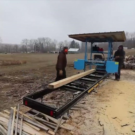 A Unique Sawmill - EZ Boardwalk 40 #sawmill #farmlife #farmequipment #homestead #ezboardwalk