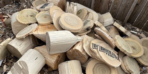 Free firewood available from Lumberjack Feud