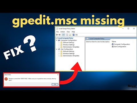 gpedit.msc Windows 10 Missing || How To Enable gpedit.msc Missing In Windows 10 Home