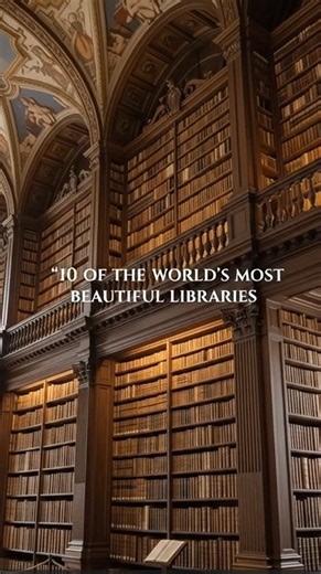 10 of the Most Beautiful Libraries in the World 📚✨