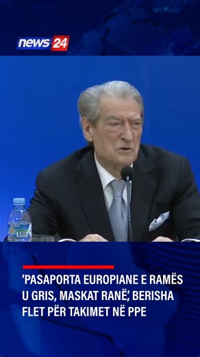 1.7K views · 15 reactions | ‘Pasaporta europiane e Ramës u gris, maskat ranë’, Berisha flet për takimet në PPE | News24 | Facebook