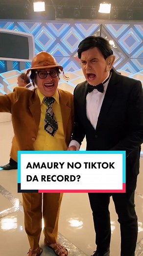 Amaury Dumbo no TikTok da #RecordTV? 😂 É isso mesmo, Mução? #ANoiteÉNossa