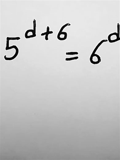 A Tricky Exponential Equation #math #equation #mathtrick