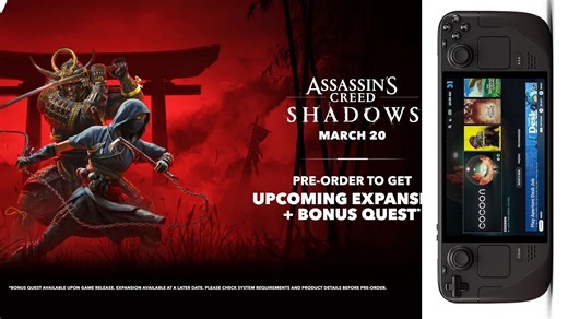 Best Assassin's Creed Shadows settings for Steam Deck