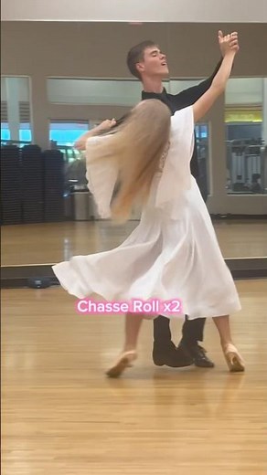 Slow Waltz Routine with Figure Names & Timing ❤️ #dance#ballroomdance#ballroom#art#waltz#dancecover