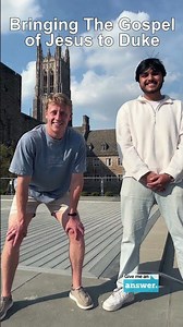 Cliffe & Stuart Knechtle - Bringing The Gospel Of Jesus To Duke University | Give Me an Answer