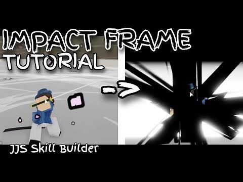 IMPACT FRAME VFX TUTORIAL [Jujutsu Shenanigans Skill Builder]