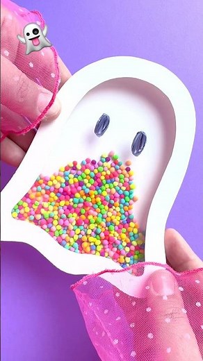 Cute DIY Ghost Rattle for Halloween 👻