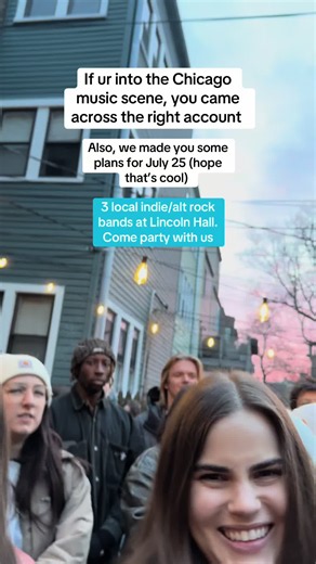 Chicago indie rock concert July 25 | Lincoln Hall show details