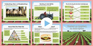 Voedsel en Boerdery in Suid-Afrika PowerPoint