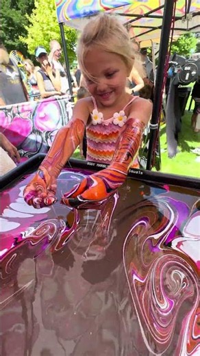 Body Marbling Dip @ Return to the River Festival
