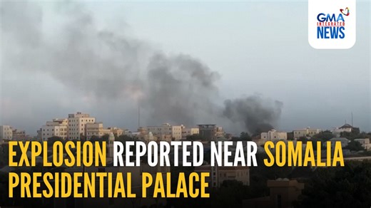 A blast was reported near the presidential palace in Mogadishu, Somalia, on Saturday, October 4, 2025. Security forces were immediately deployed to the area following the explosion, which was accompanied by loud banging noises, according to witnesses. Authorities have yet to confirm the number of casualties or the cause of the blast. COURTESY: Reuters | GMA News