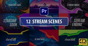 Stream Scenes | Premiere Pro MOGRT