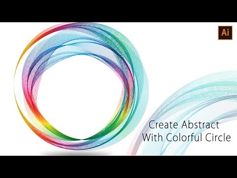 Create abstract background with colorful circles | Adobe Illustrator Tutorial