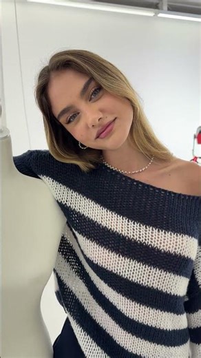 Striped Knit Rugby Jumper Vibes: Cozy, Cool & Totally Effortless 🖤🤍