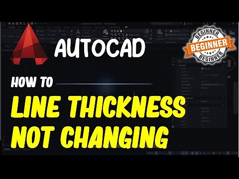 AutoCAD Solve Line Thickness Not Changing