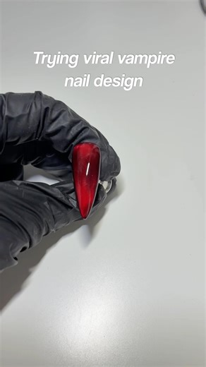 Viral vampire nails #nailinspo2026 #vampire #nailart #nailtutorial #nailideas #nailidea