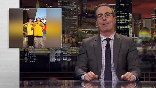 Comedian John Oliver joins in on viral coronavirus TikTok dance
