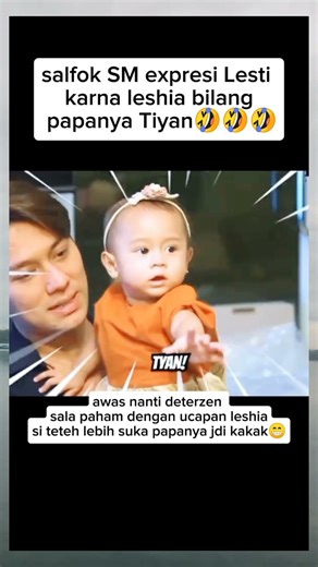 Lesti was really shocked to see Leshia referring to her father as someone else #short#leslar#