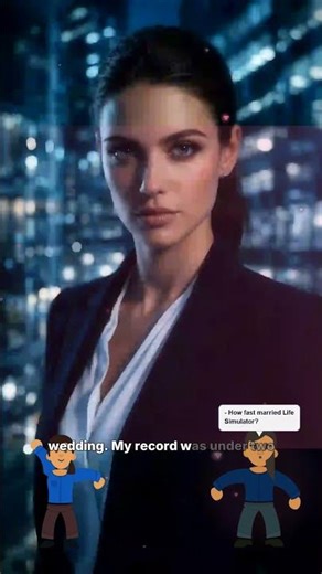 MARRIAGE in record time! This is how fast it can be! | Life Simulator #Shorts